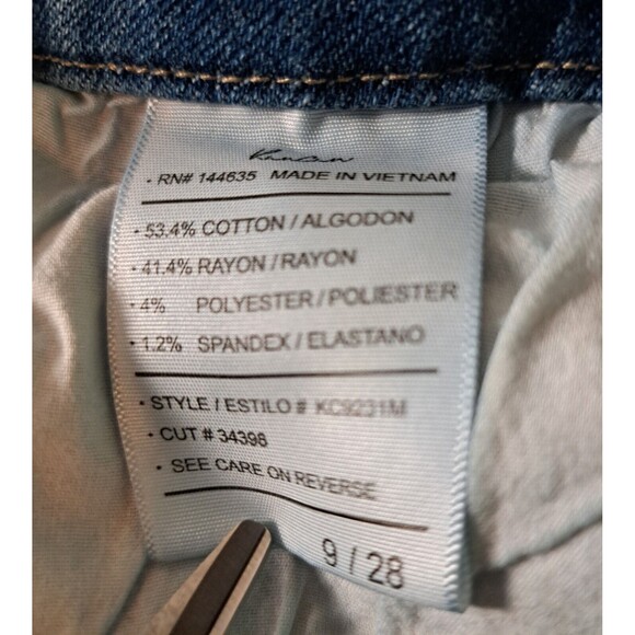 KanCan Womens Dempsey High Rise Ankle Skinny Jeans Button Fly Distressed Size 28 - Picture 7 of 11